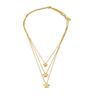 COLLAR ZO3657N DORADO ACERO INOXIDABLE 2D18
