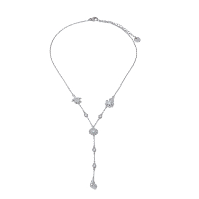 COLLAR ZO15213N PLATEADO ACERO INOXIDABLE 2D42