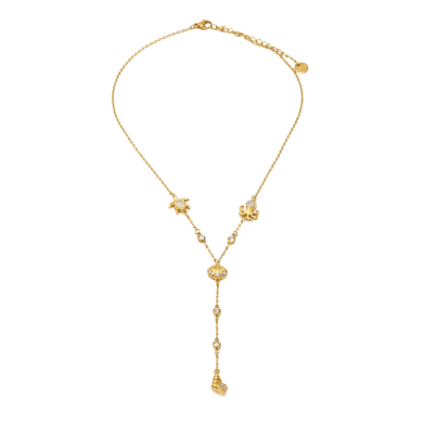 COLLAR ZO15213N DORADO ACERO INOXIDABLE 2D42