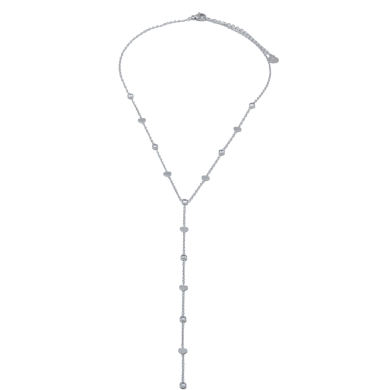 COLLAR ZO11514N PLATEADO ACERO INOXIDABLE 2D17