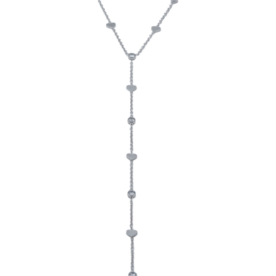COLLAR ZO11514N PLATEADO ACERO INOXIDABLE 2D17