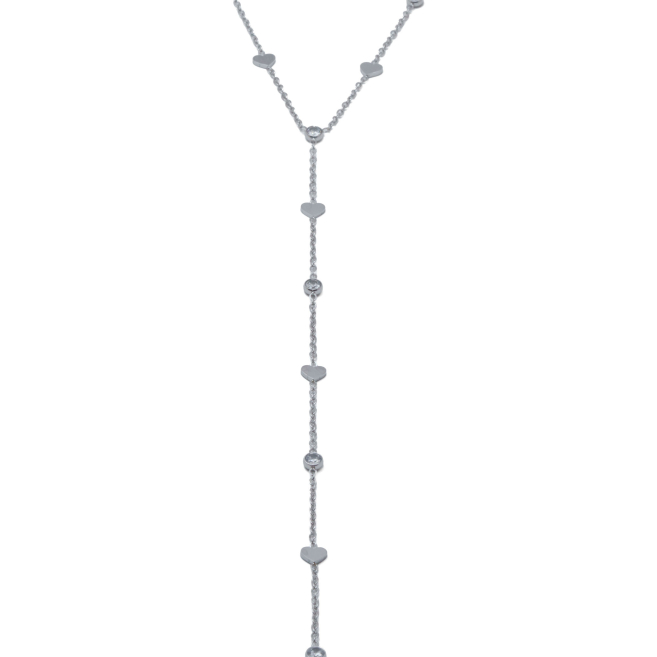 COLLAR ZO11514N PLATEADO ACERO INOXIDABLE 2D17
