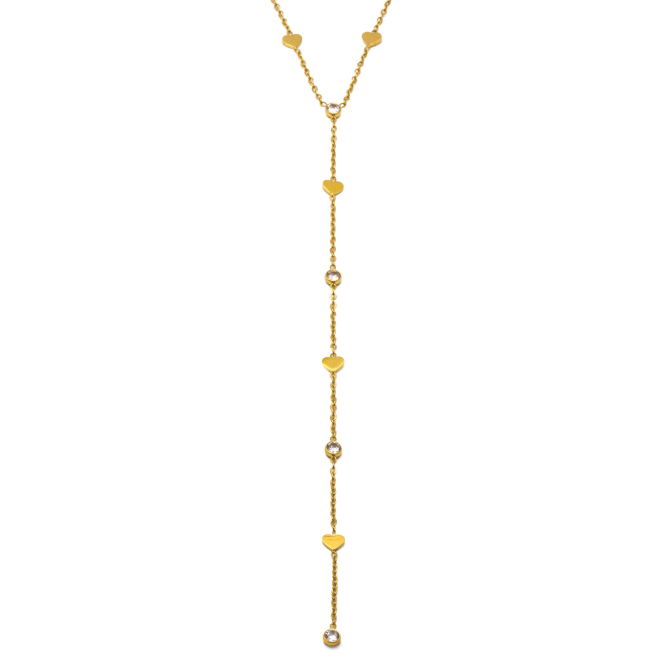 COLLAR ZO11514N DORADO ACERO INOXIDABLE 2D17