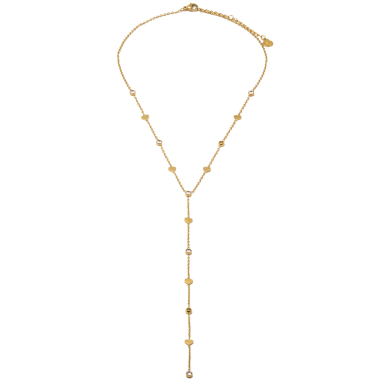 COLLAR ZO11514N DORADO ACERO INOXIDABLE 2D17