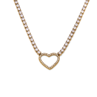 COLLAR ZO11833N DORADO ACERO INOXIDABLE 2D17