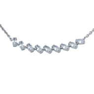 COLLAR ZO15435N PLATEADO BLANCO ACERO INOXIDABLE E59