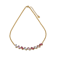 COLLAR ZO15435N DORADO ROSA ACERO INOXIDABLE E59
