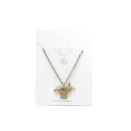 COLLAR ZO15874N DORADO ACERO INOXIDABLE 2D31