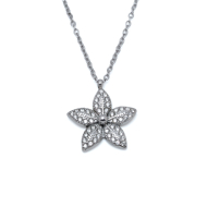 COLLAR ZO15396N PLATEADO ACERO INOXIDABLE 2D31