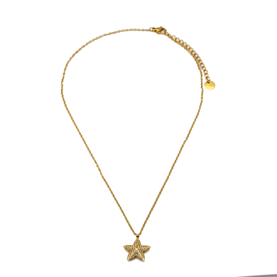 COLLAR ZO15414N DORADO ACERO INOXIDABLE 2D31