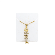 COLLAR ZO11574N DORADO ACERO INOXIDABLE 2D31