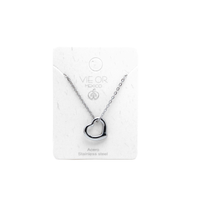 COLLAR ZO13320N PLATEADO Acero Inoxidable E11