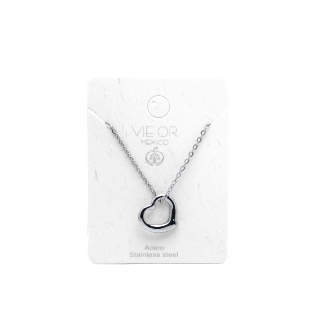 COLLAR ZO13320N PLATEADO Acero Inoxidable E11
