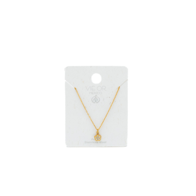 COLLAR ZO8352N DORADO ACERO INOXIDABLE 2D21