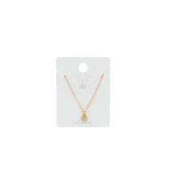 COLLAR ZO8352N DORADO ACERO INOXIDABLE 2D21