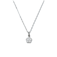 COLLAR ZO8352N PLATEADO ACERO INOXIDABLE 2D21