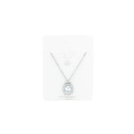 COLLAR ZO15931N PLATEADO BLANCO ACERO INOXIDABLE E12