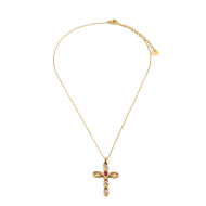 COLLAR ZO15374N DORADO ROSA ACERO INOXIDABLE E31