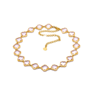 COLLAR ZO13110N DORADO ROSA ACERO INOXIDABLE E47