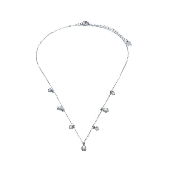 COLLAR ZO14915N PLATEADO ACERO INOXIDABLE E26