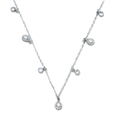 COLLAR ZO14915N PLATEADO ACERO INOXIDABLE E26
