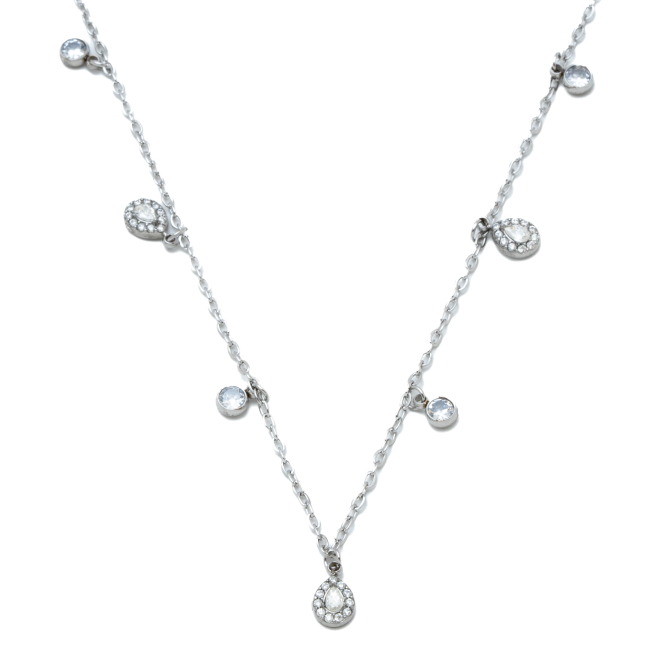 COLLAR ZO14915N PLATEADO ACERO INOXIDABLE E26
