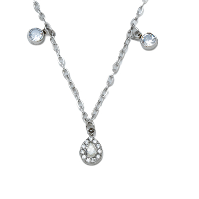 COLLAR ZO14915N PLATEADO ACERO INOXIDABLE E26