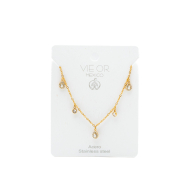 COLLAR ZO14915N DORADO ACERO INOXIDABLE E26