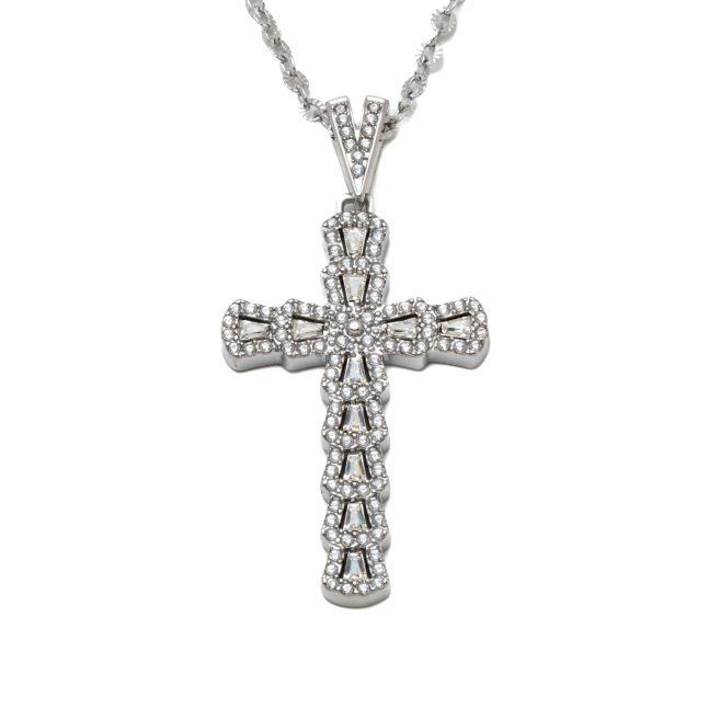 COLLAR ZO15896N PLATEADO ACERO INOXIDABLE E31
