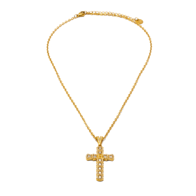 COLLAR ZO15896N DORADO ACERO INOXIDABLE E31