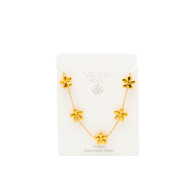 COLLAR ZO15152N DORADO ACERO INOXIDABLE E25