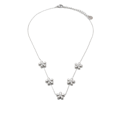COLLAR ZO15152N PLATEADO ACERO INOXIDABLE E25
