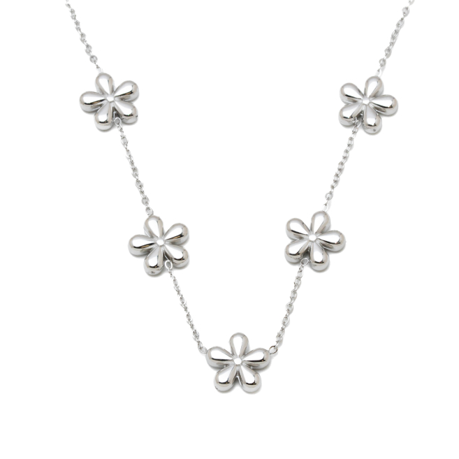 COLLAR ZO15152N PLATEADO ACERO INOXIDABLE E25