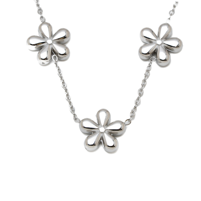 COLLAR ZO15152N PLATEADO ACERO INOXIDABLE E25