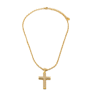 COLLAR ZO15895N DORADO ACERO INOXIDABLE 2D32