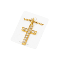 COLLAR ZO15895N DORADO ACERO INOXIDABLE 2D32