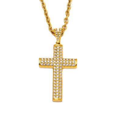 COLLAR ZO15895N DORADO ACERO INOXIDABLE 2D32