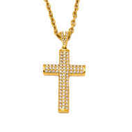 COLLAR ZO15895N DORADO ACERO INOXIDABLE 2D32