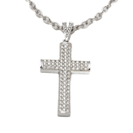COLLAR ZO15895N PLATEADO ACERO INOXIDABLE 2D32