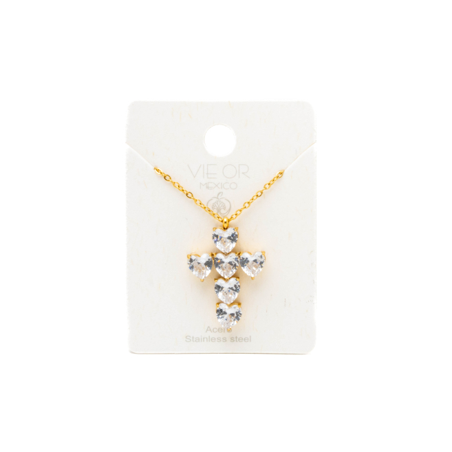 COLLAR ZO14040N DORADO ACERO INOXIDABLE E31