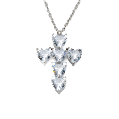 COLLAR ZO14040N PLATEADO ACERO INOXIDABLE E31