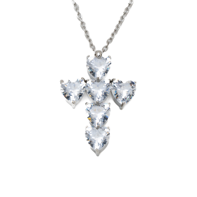 COLLAR ZO14040N PLATEADO ACERO INOXIDABLE E31