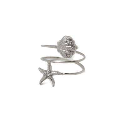 ANILLO ZO15924R PLATEADO ACERO INOXIDABLE