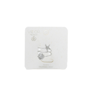 ANILLO ZO15924R PLATEADO ACERO INOXIDABLE A43