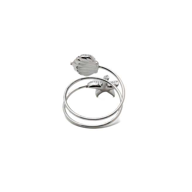 ANILLO ZO15924R PLATEADO ACERO INOXIDABLE A43