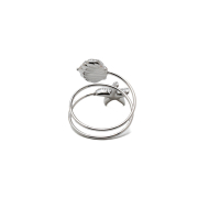 ANILLO ZO15924R PLATEADO ACERO INOXIDABLE A43