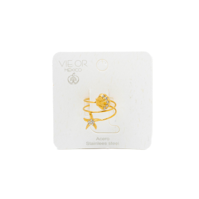 ANILLO ZO15924R DORADO ACERO INOXIDABLE A43