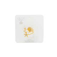 ANILLO ZO15924R DORADO ACERO INOXIDABLE A43