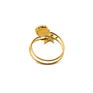 ANILLO ZO15924R DORADO ACERO INOXIDABLE A43