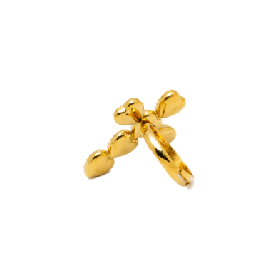 ANILLO ZO15121R DORADO AZUL ACERO INOXIDABLE A110
